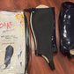 Dublin size large intensity NAVY patent half chaps. Brand new.