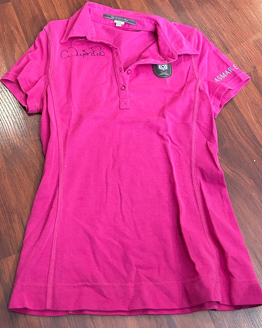 Asmar hot pink small signed by Charlotte Dujardin