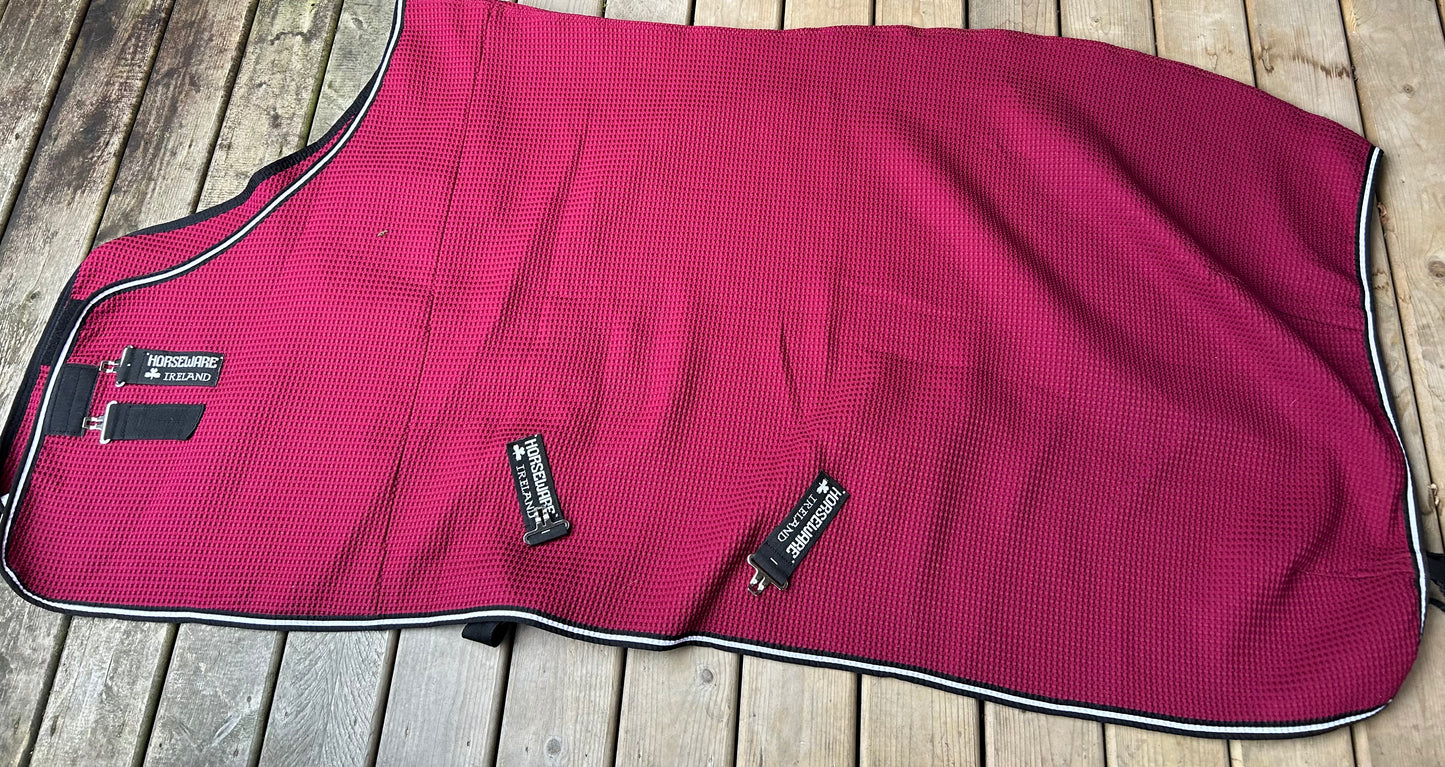 76” Horseware waffle weave cooler All About Tack