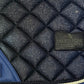 Amore Milestone sparkly blue dressage saddle pad