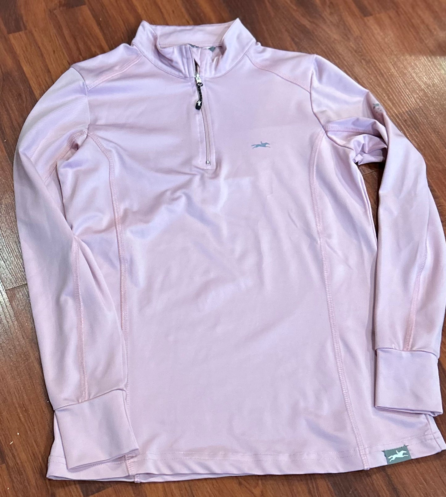 Schockemohle small dusty pink long sleeve shirt