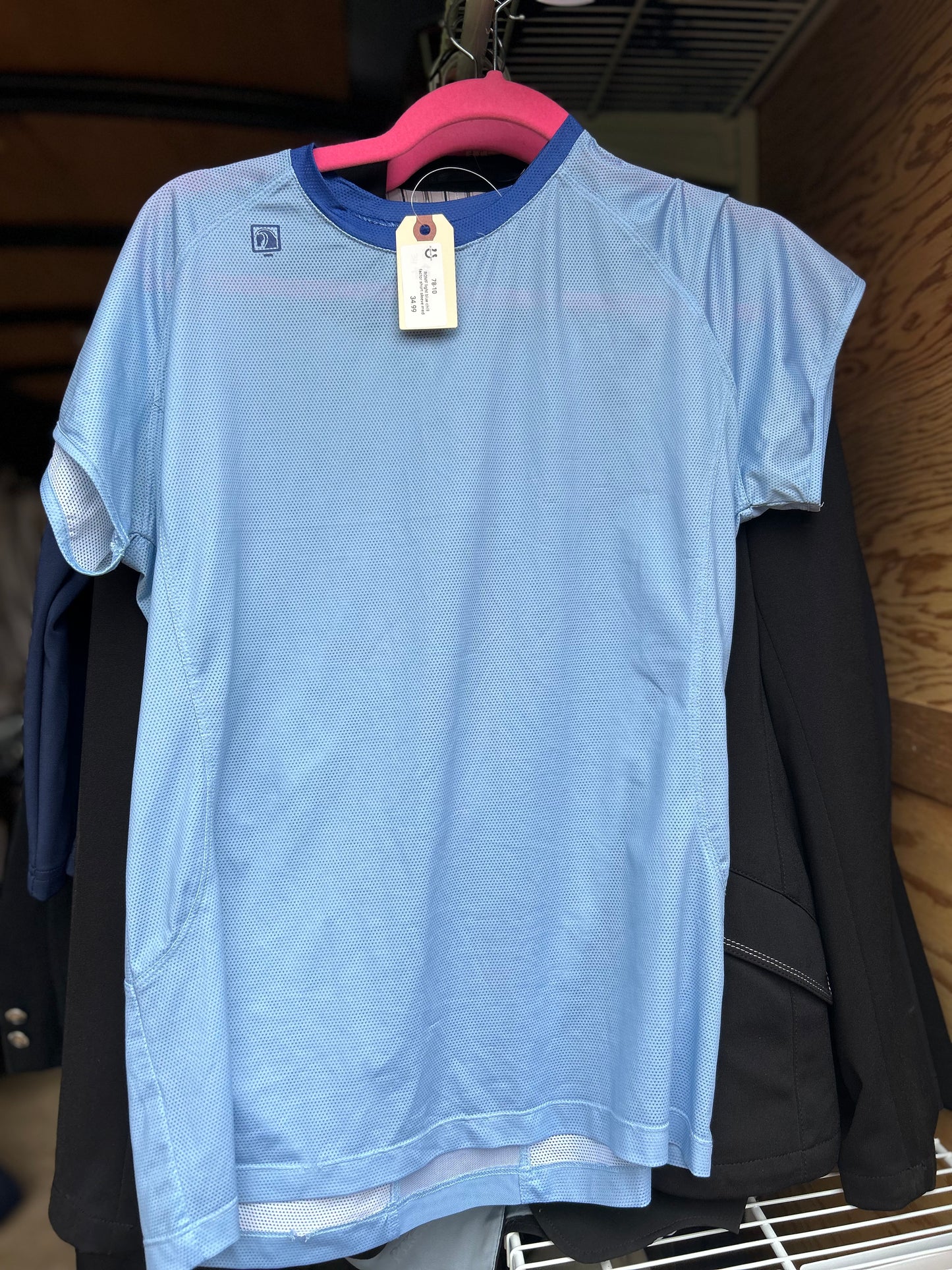 ROMF light blue chill factor short sleeve med