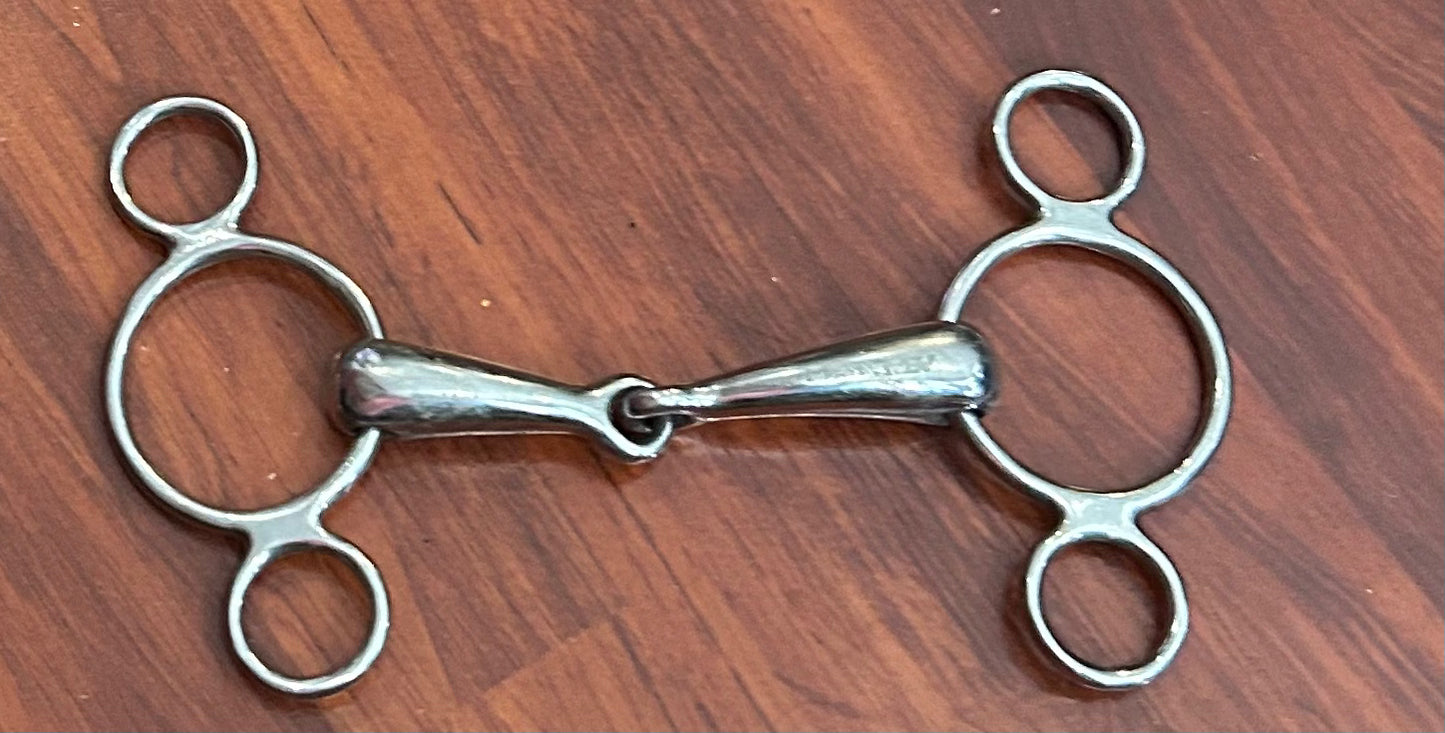 4.5” Metalab 2 ring snaffle