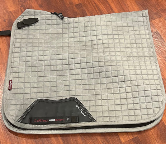 LeMieux grey dressage pad