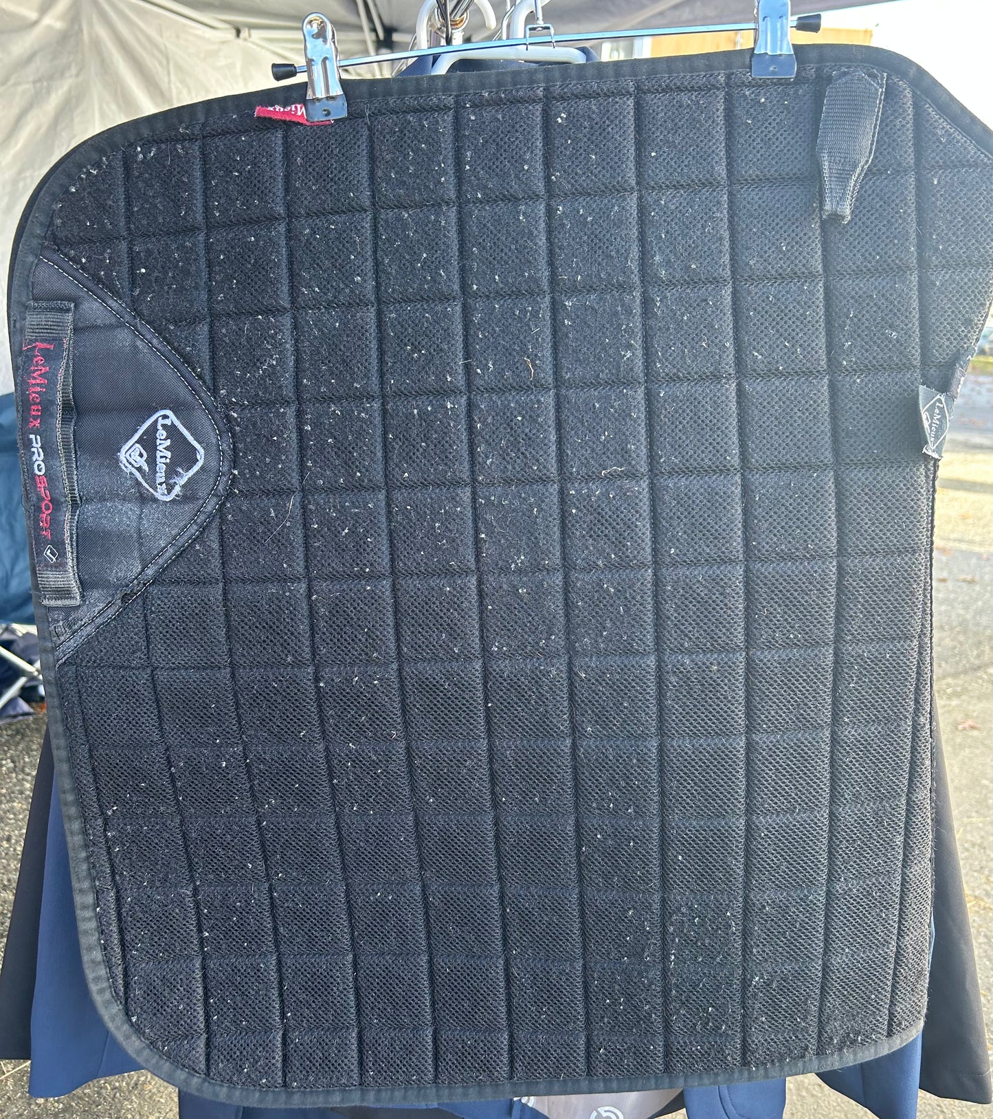 LeMieux black dressage pad. Pilling