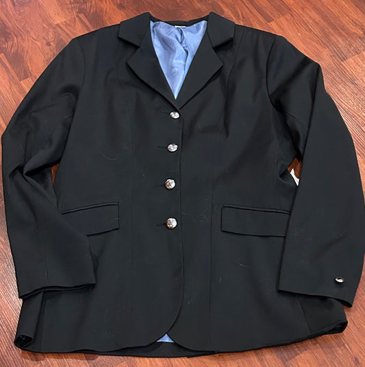 Devonaire size 14 black show coat