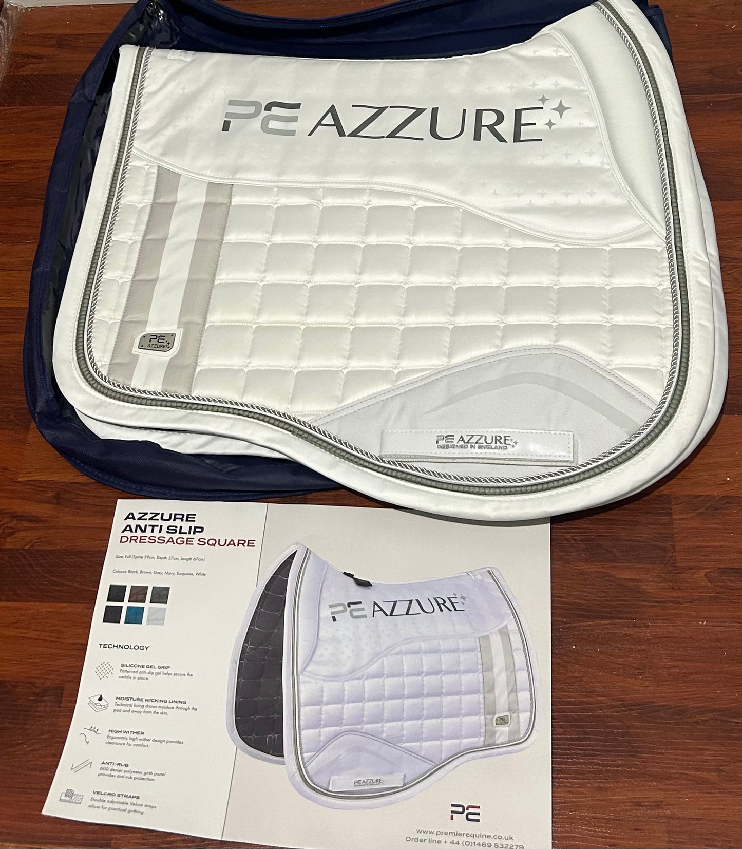 Premiere Equine Azzure anti slip dressage pad