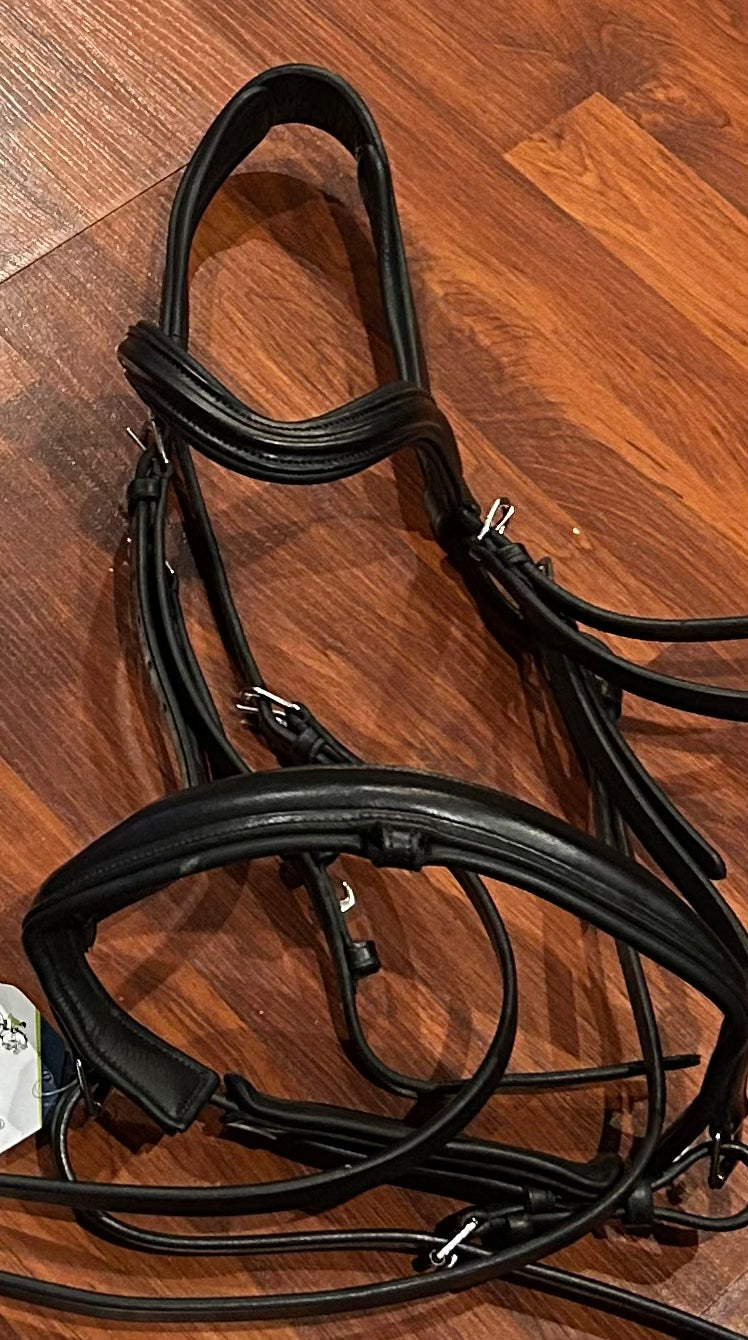 Exion Pro Leo full size dressage bridle