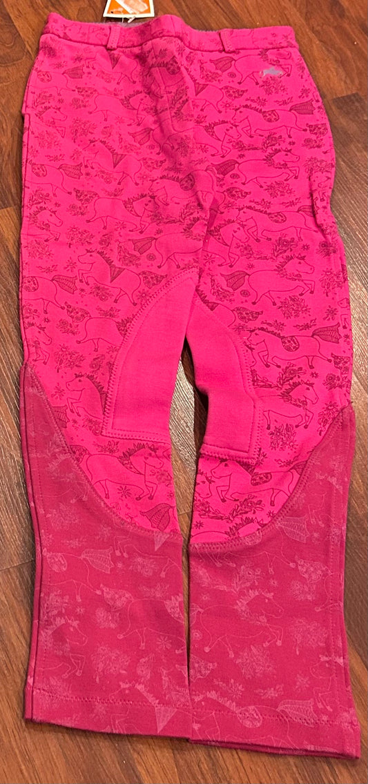 Size 24 kids harry hall pink breeches