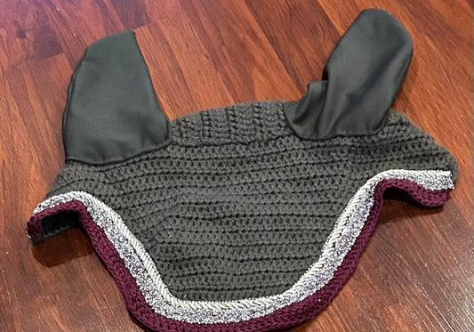 Grey/purple XF with bling fly bonnet