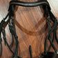 Fairfax standard size double Cavesson bridle. Diamonte browband