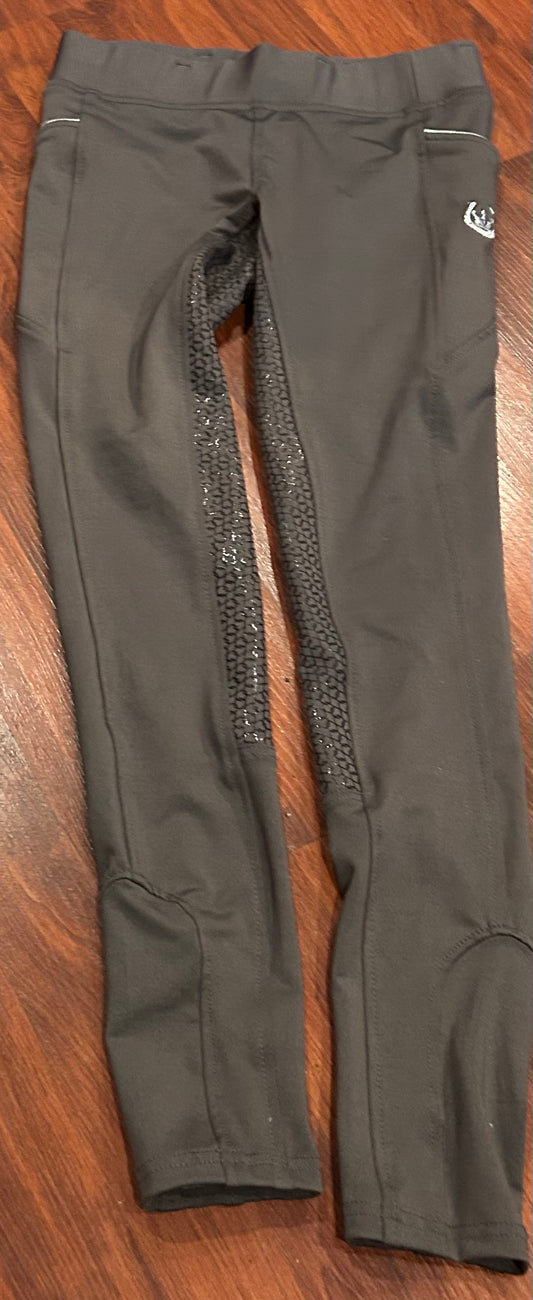 Leveza medium grey pull on riding tights