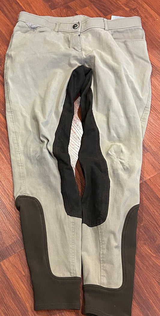 Euro Star size 28 brown full seat breeches
