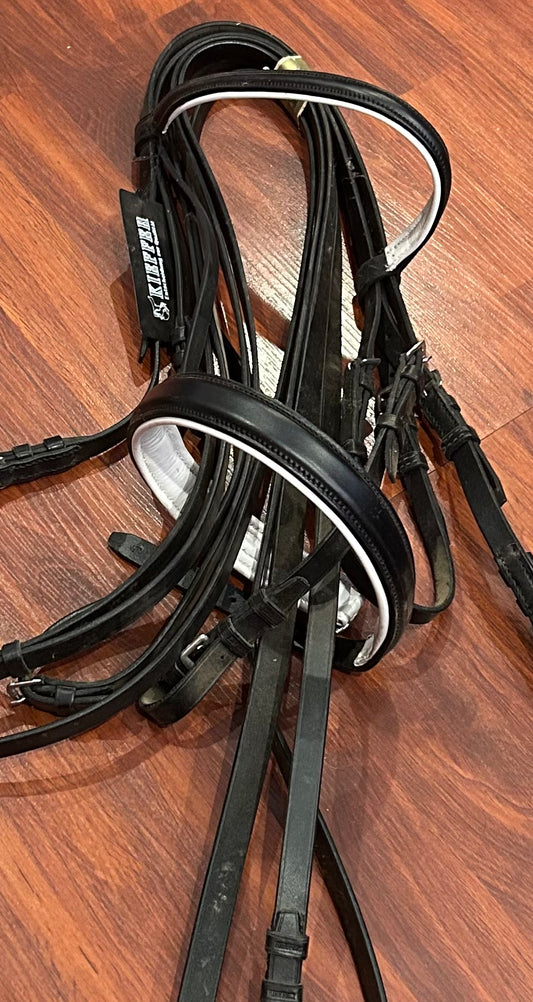 Kieffer size 2 double bridle. New but has been in storage.
