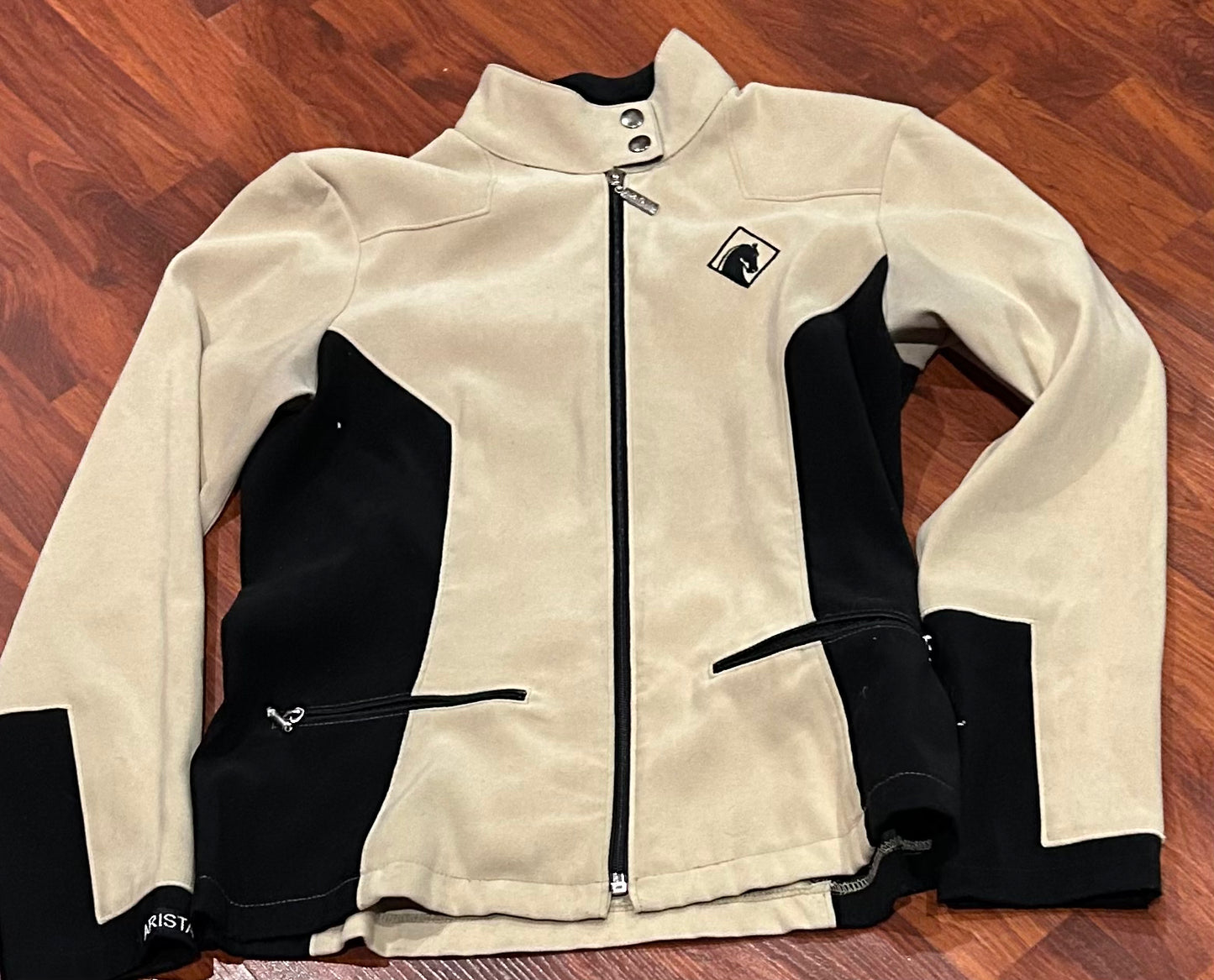 Arista small suede feel tan/black light jacket