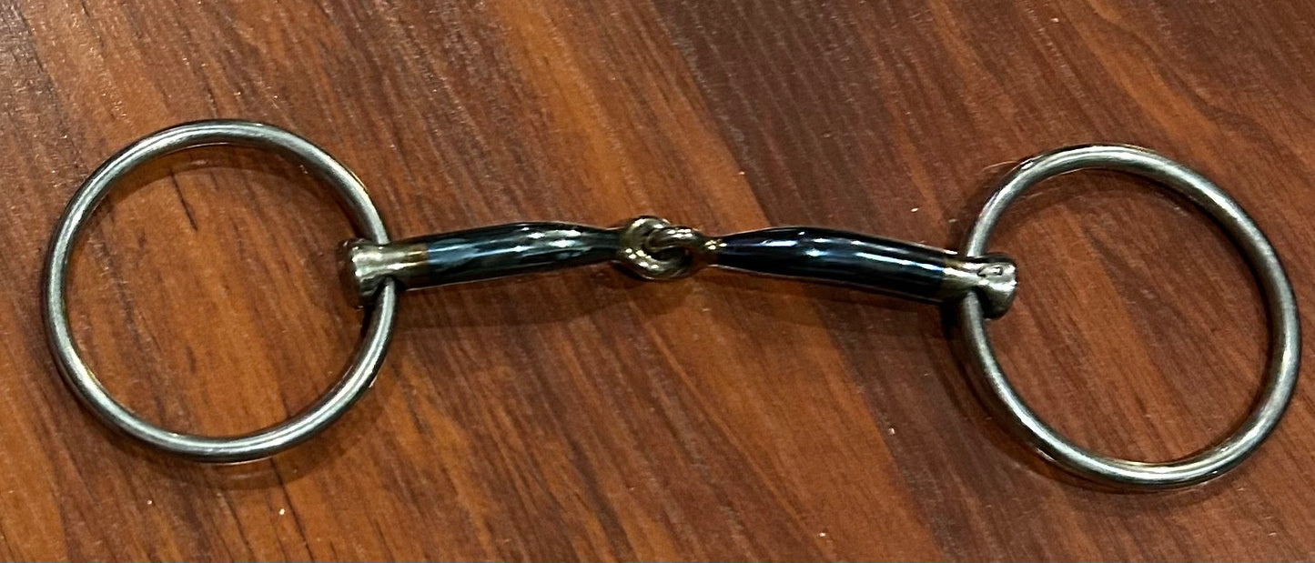 5” Trust Equestrian Sweet Iron Loose Ring SingleJointed Bit