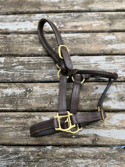 Leather halter