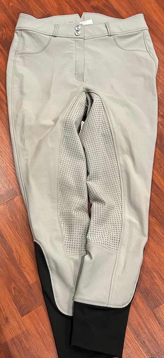 QJRW size 32 grey full seat breeches
