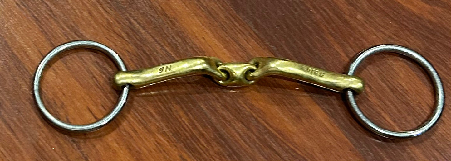 5.5” Neue Schule Verbindend Bradoon snaffle with lozenge