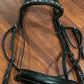 J. Barklay & Sons full size black bridle. Browband has been changed. Cheek pieces have been shortened