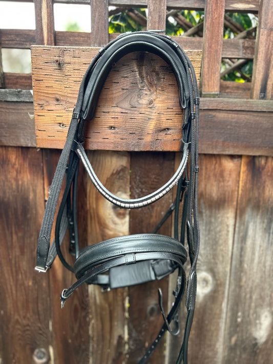 Otto Schumacher rolled snaffle bridle size 2