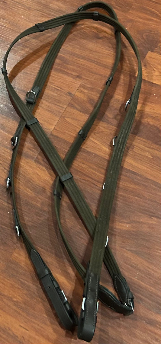Brown German martingale reins only.