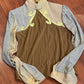 Hobby horse small western show shirt brown