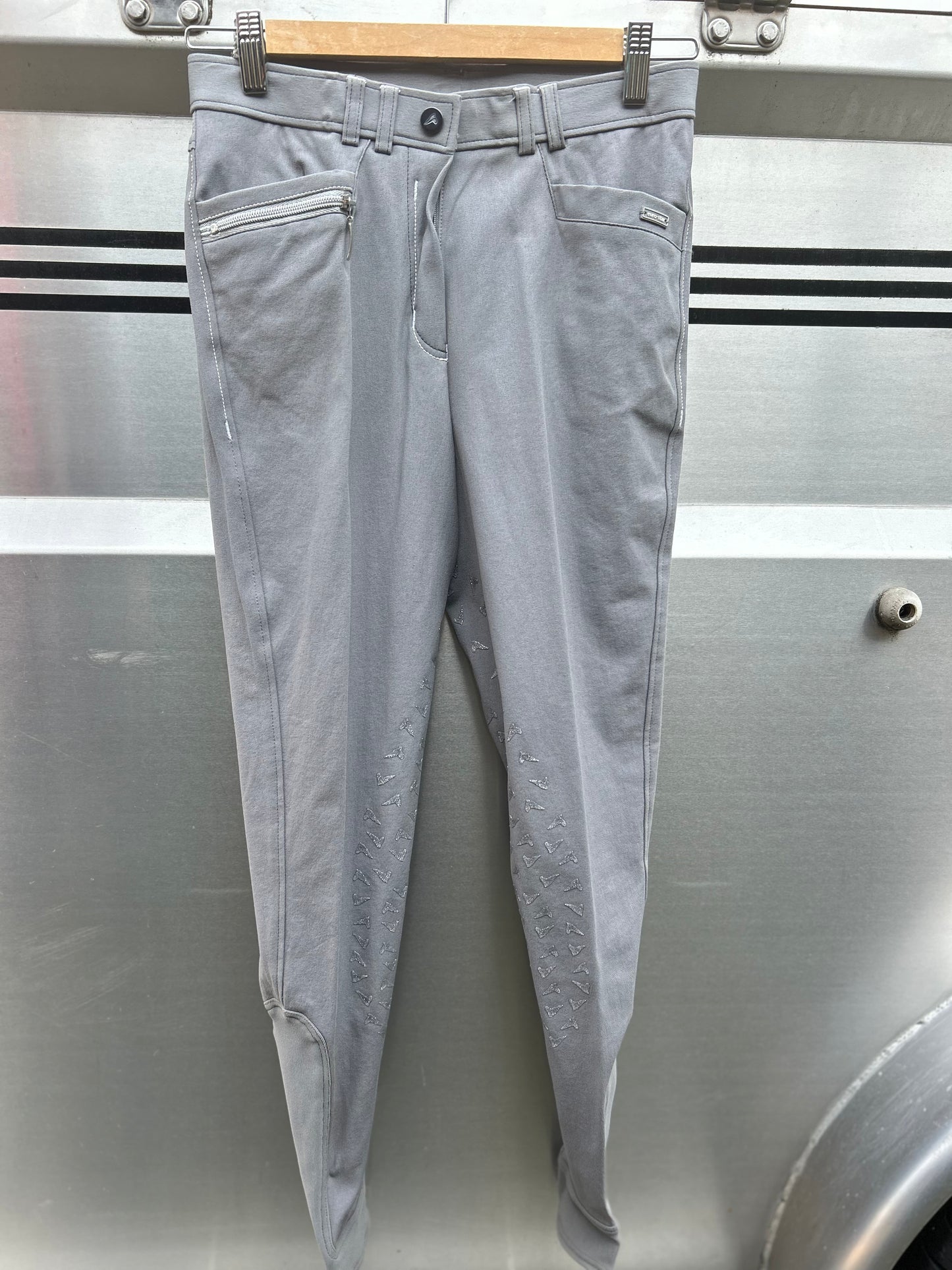 24L Euro Star Alice grey full seat breeches