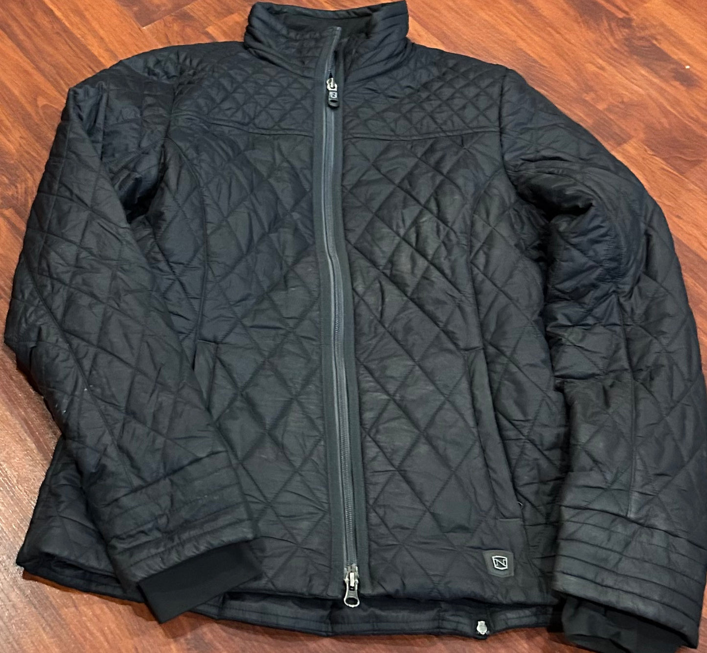 Noble outfitters medium quilted jacket black
