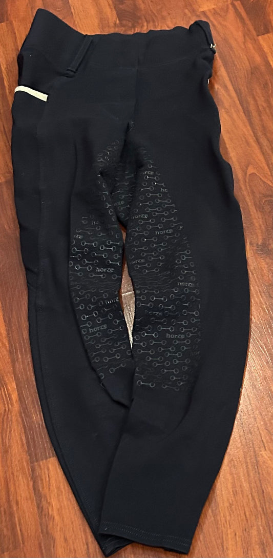 Horze size 22 navy riding tights