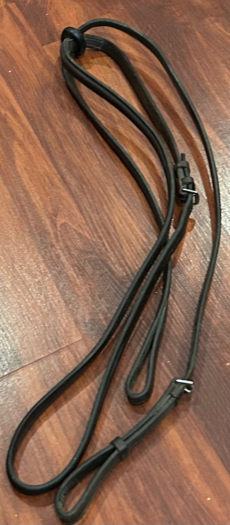 Brown standing martingale raised leather cob