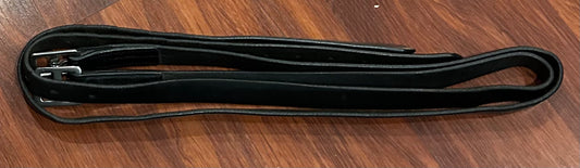 Black 56” stirrup leathers