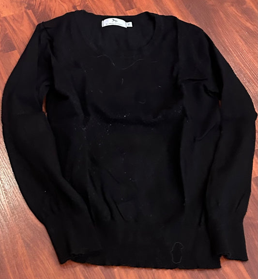 Blissful equestrian medium black sweater