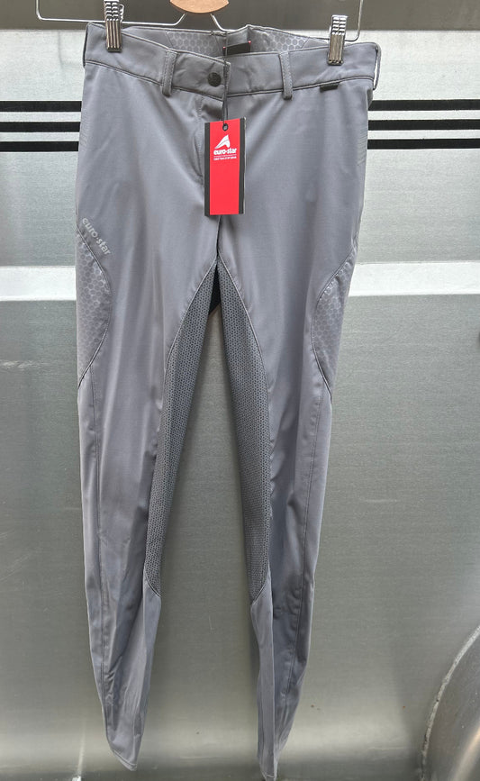 24R Euro Star Breeze grey  full seat breeches