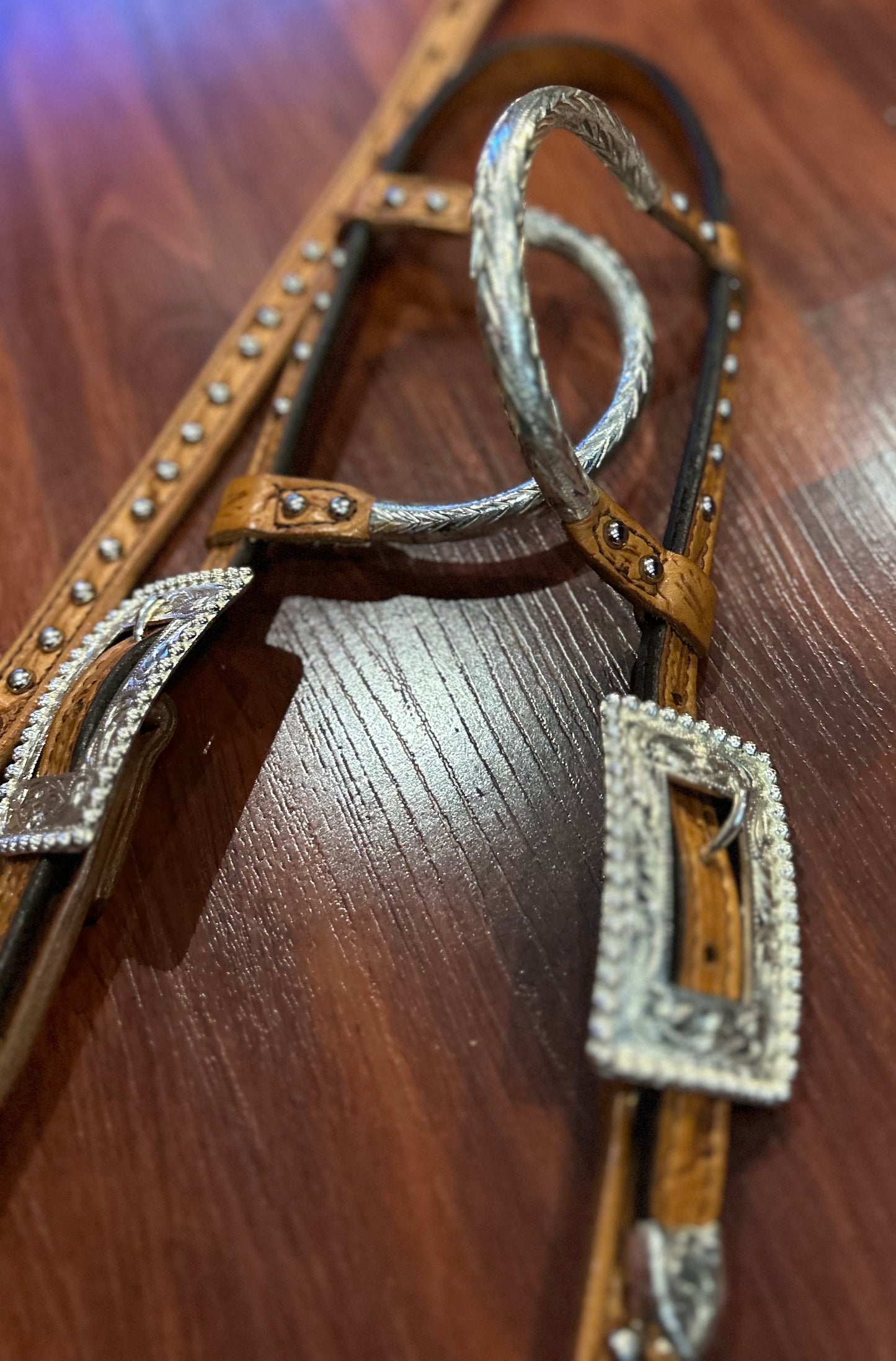 Kathy’s Santana headstall #11 with quick change bit ends