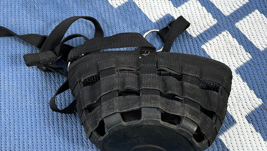 Horse size grazing muzzle