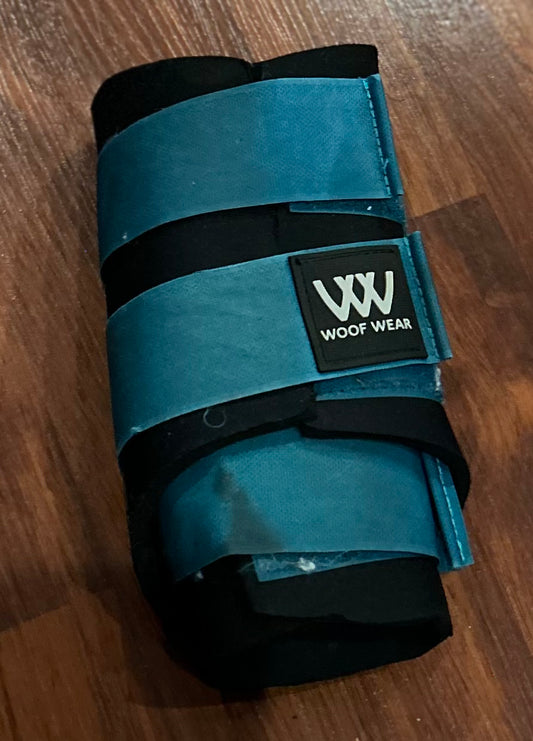 Woofwear medium brushing boots black and teal