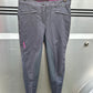 26R Euro Star raindrop grey full seat breeches