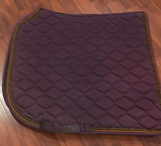 BR purple dressage pad