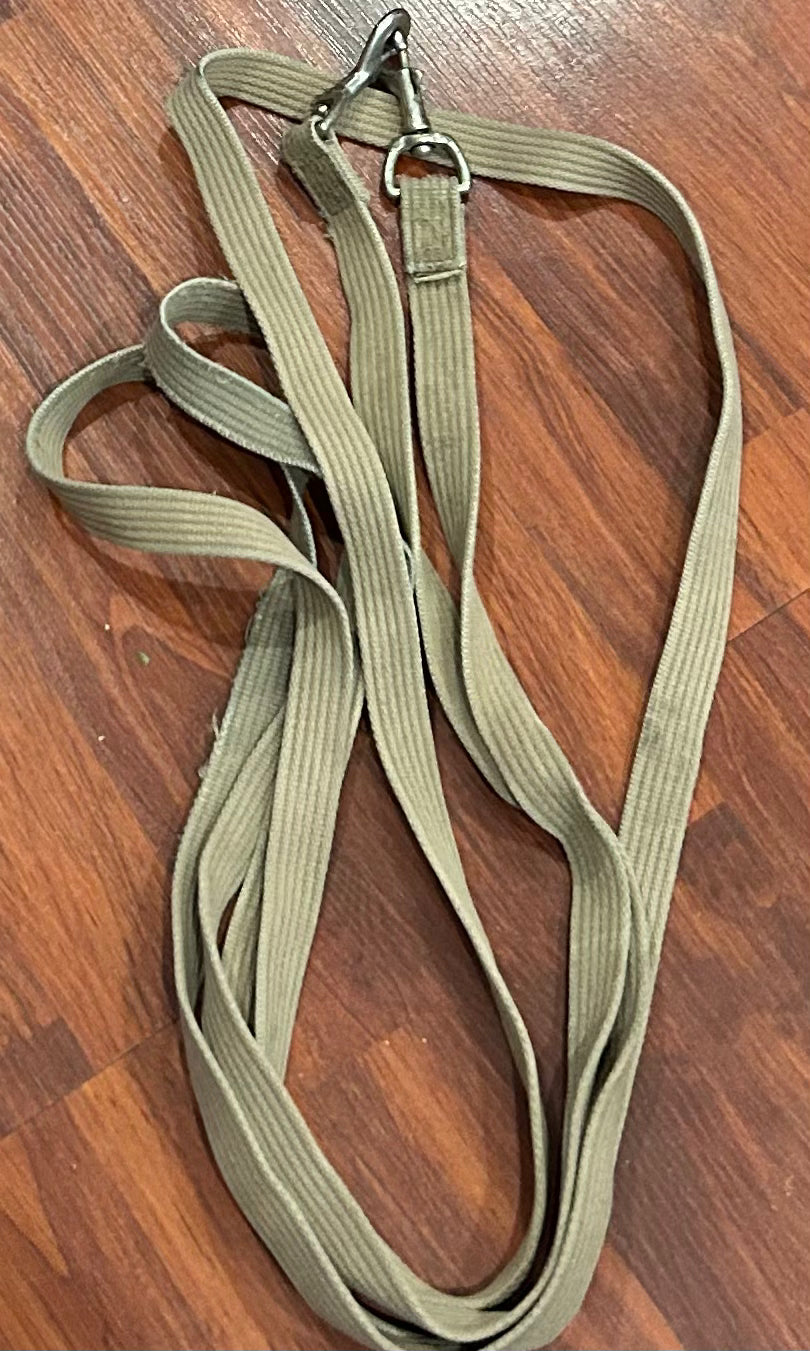 Tan nylon reins with clips