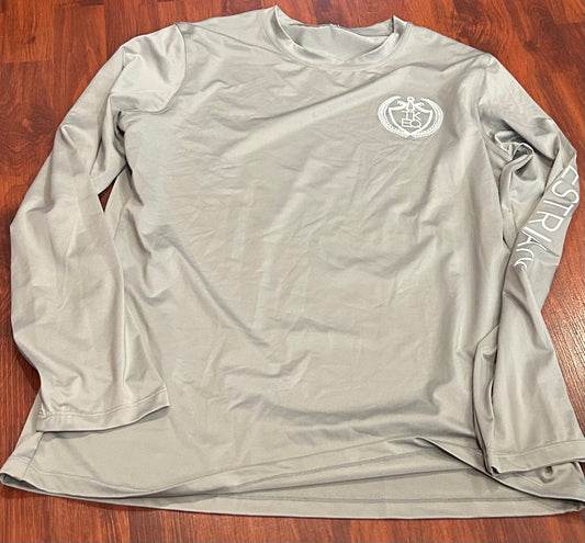 TKEQ large grey long sleeve shirt
