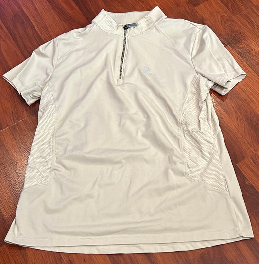 Temteq medium tan 1/4 zip shirt