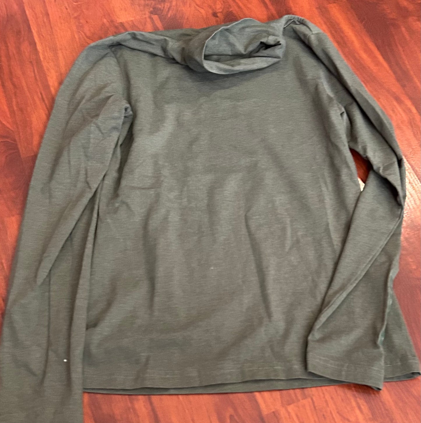Pikeur medium green long sleeve high neck shirt