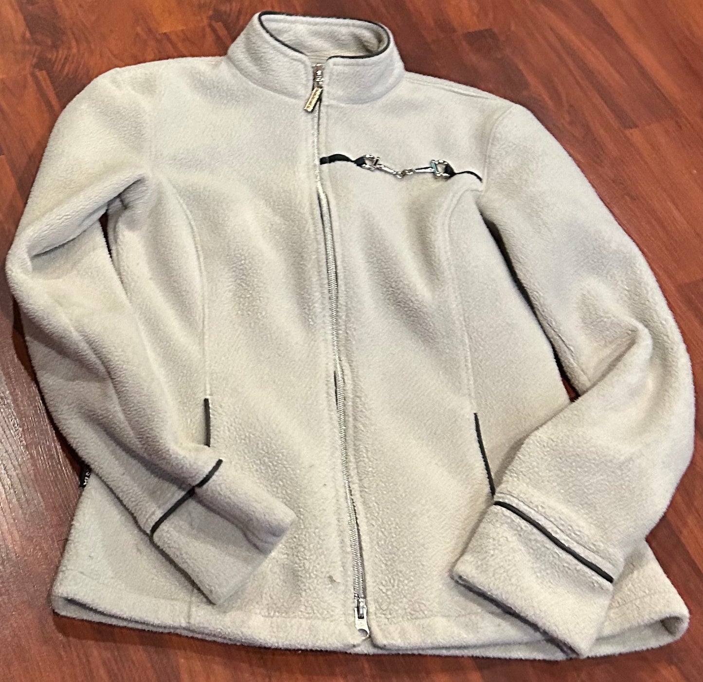 Arista cream small fleece light jacket