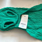 Green dog sweater