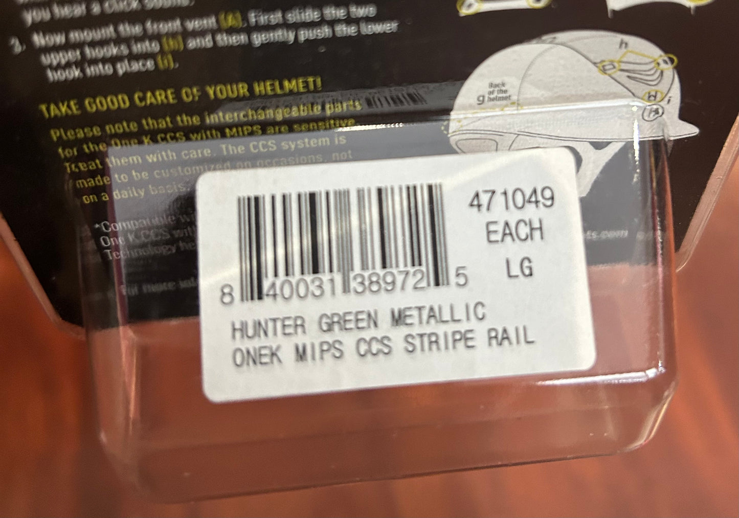 OneK CCS hunter green rails,top panel and front shield.