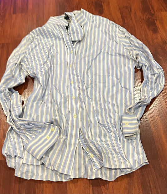 36 Beacon Hill striped show shirt with choker