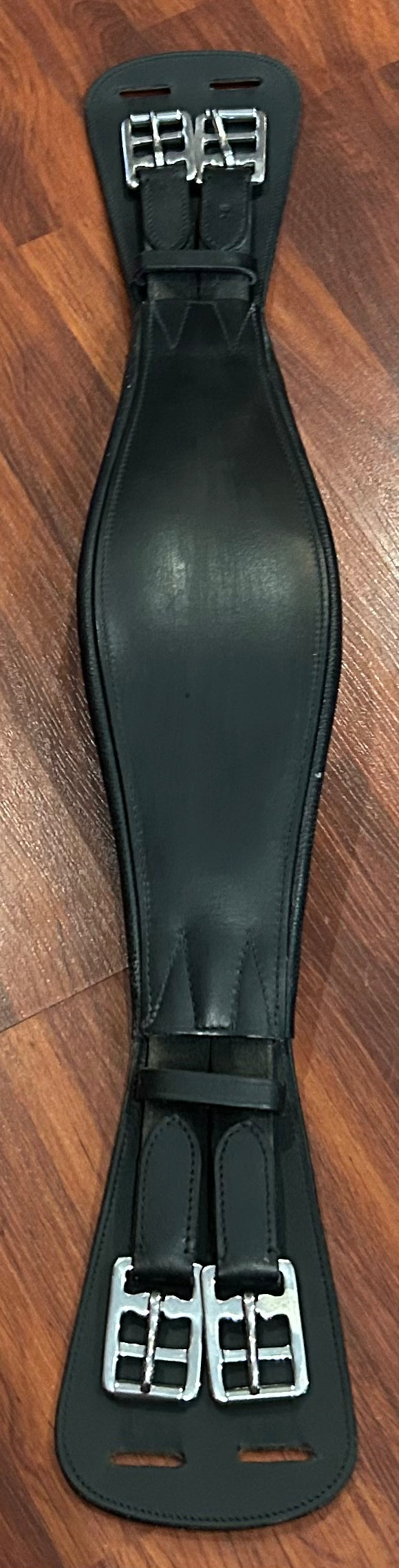 26” black dressage girth. Elastic both ends