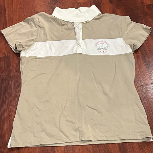 Cavallo tan and white shirt