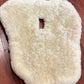 Fleeceworks sheepskin half pad 17” saddle area. Wither cut out.